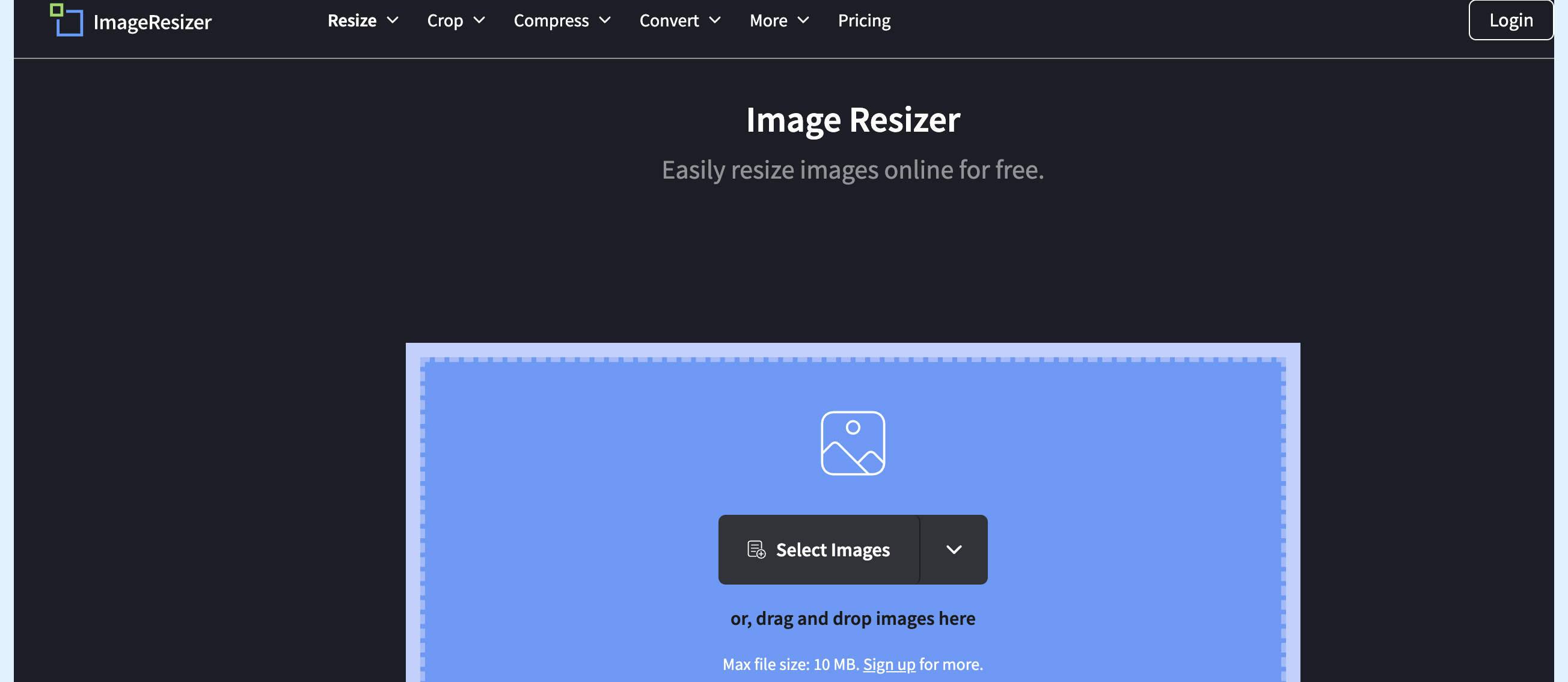Image Shrinker screenshot or placeholder